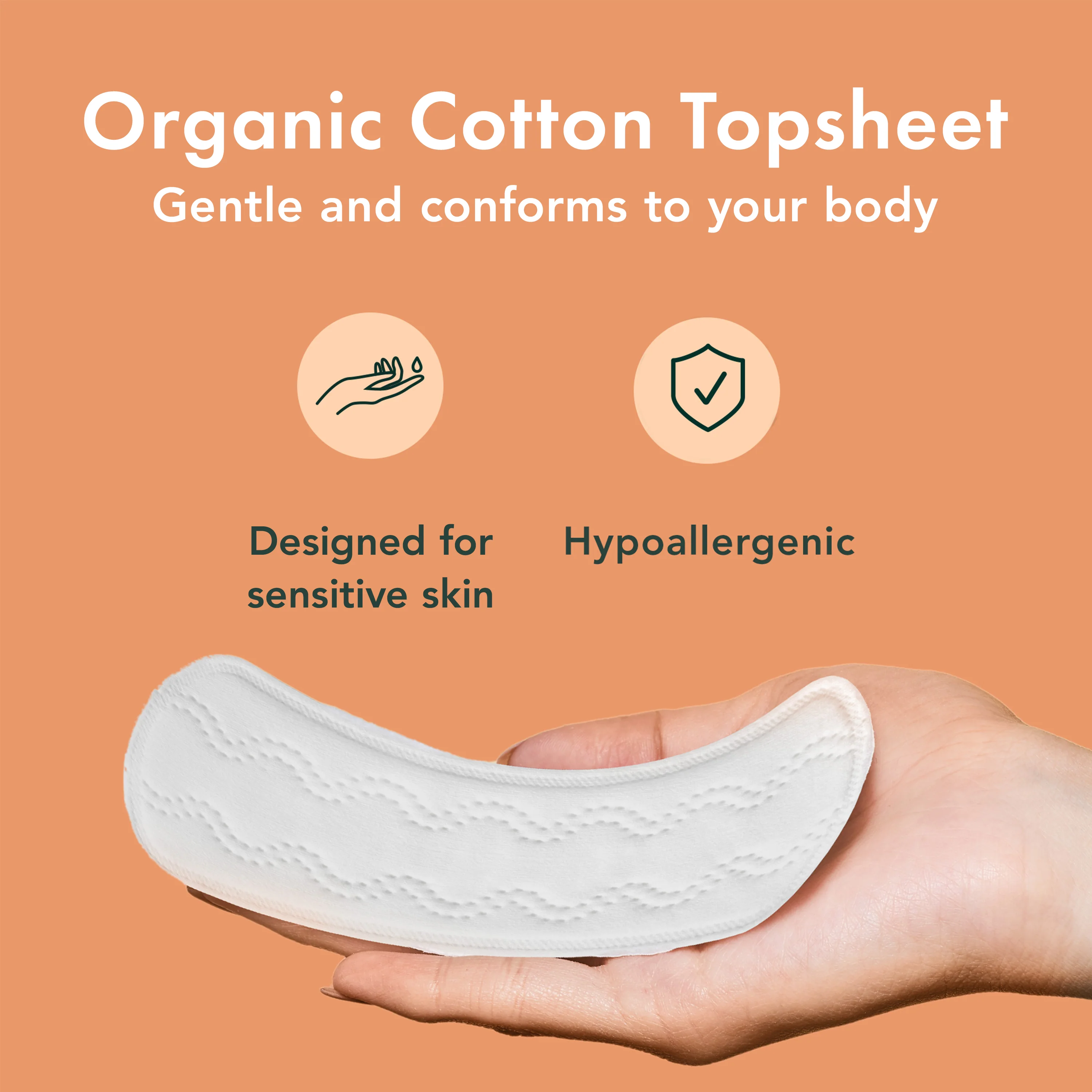 Regular + Long Bundle Unscented Panty Liners Made With Organic Cotton - Image 3