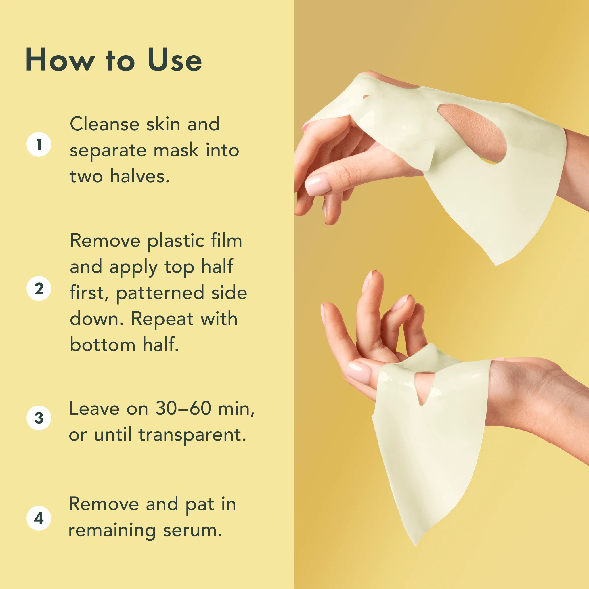 Glutathione + Vita C Hydrogel Mask - Image 9