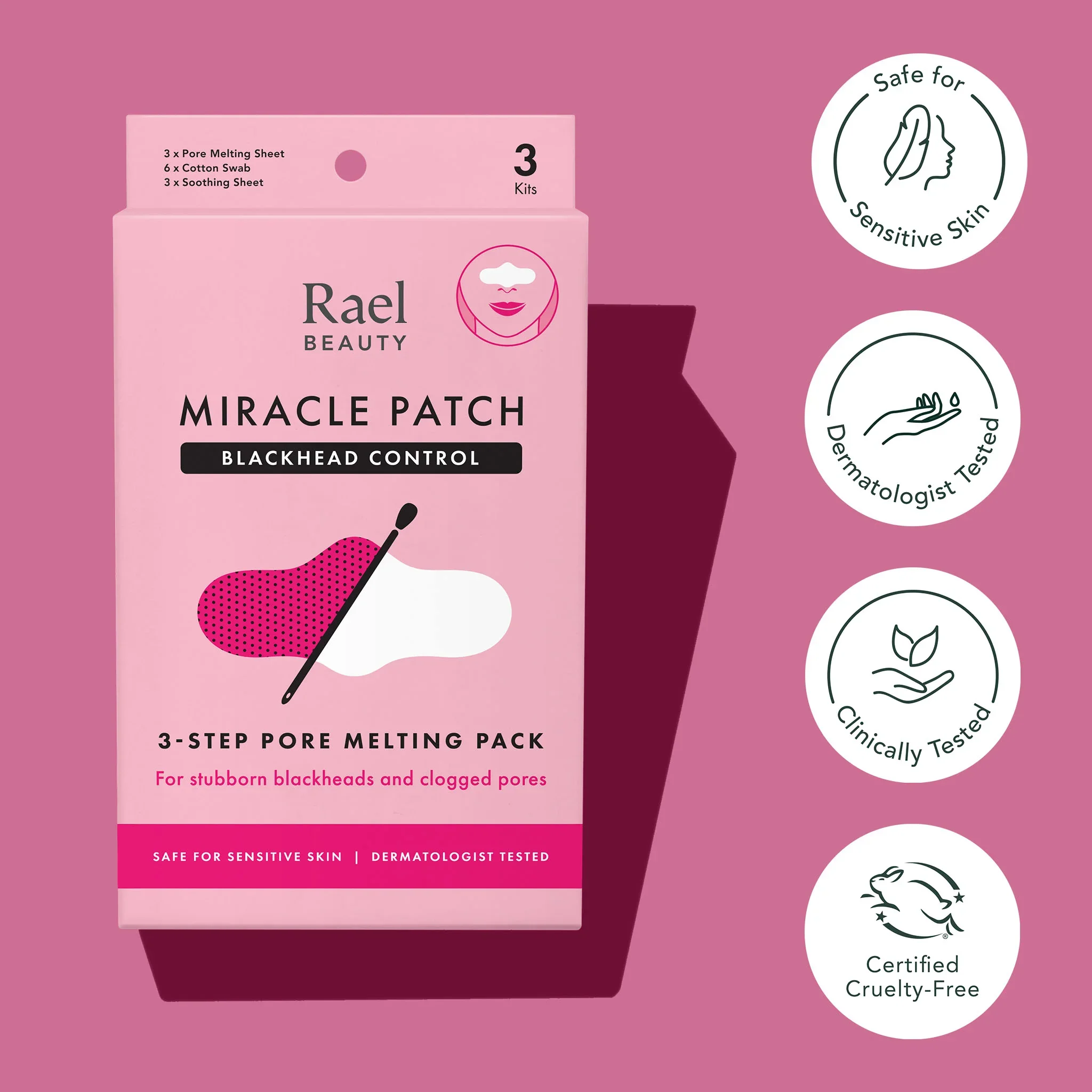 Miracle Patch 3-Step Pore Melting Pack - 2 Pack - Image 7