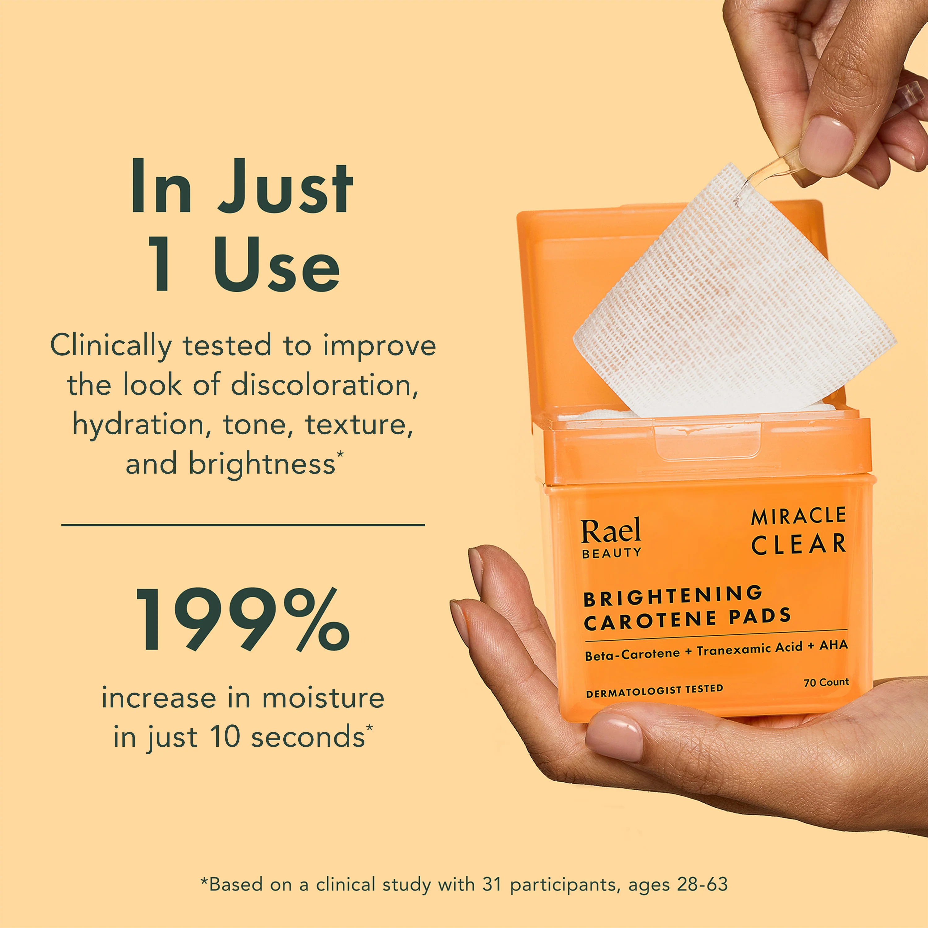 Miracle Clear Brightening Carotene Pads - Image 5