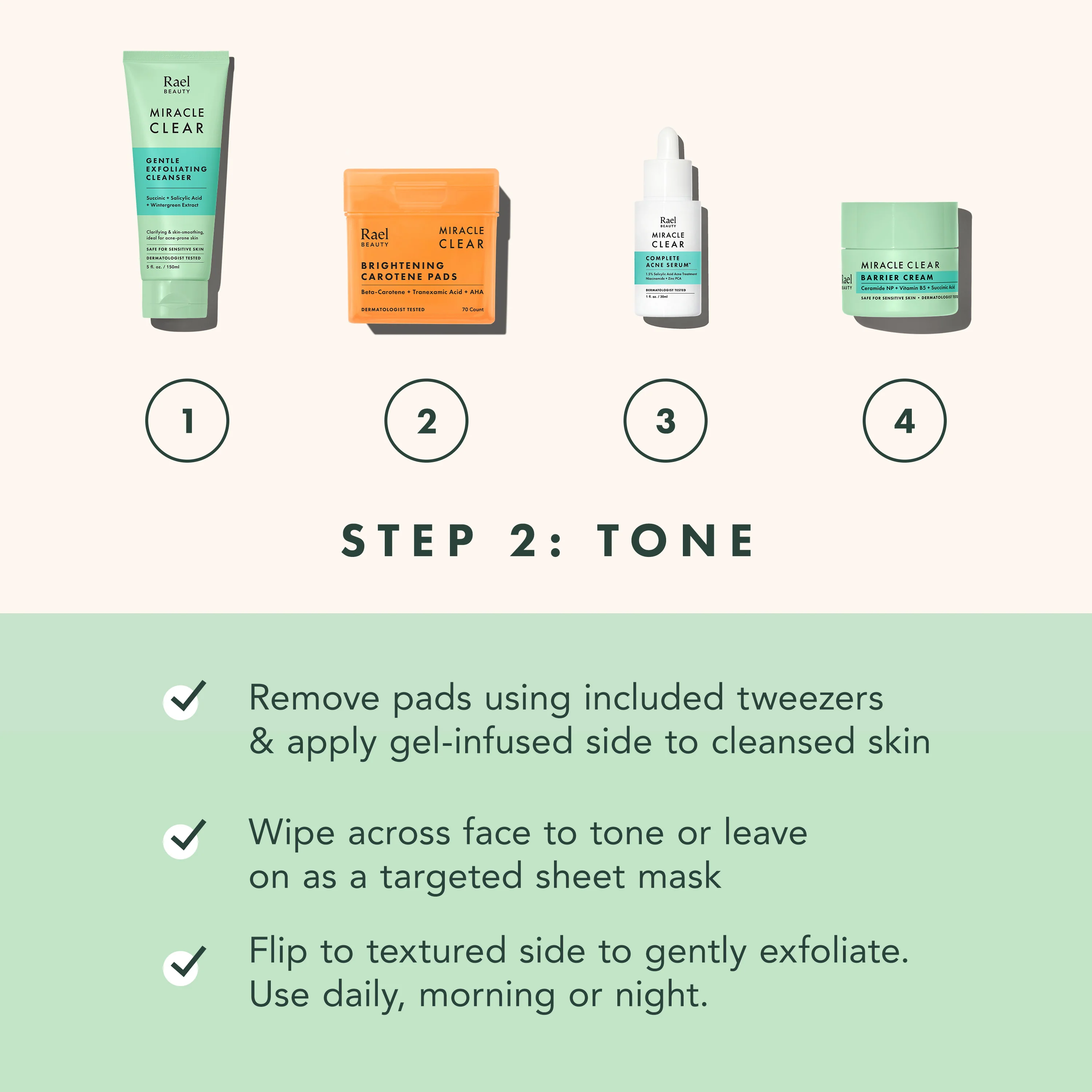 Miracle Clear Brightening Carotene Pads - Image 7