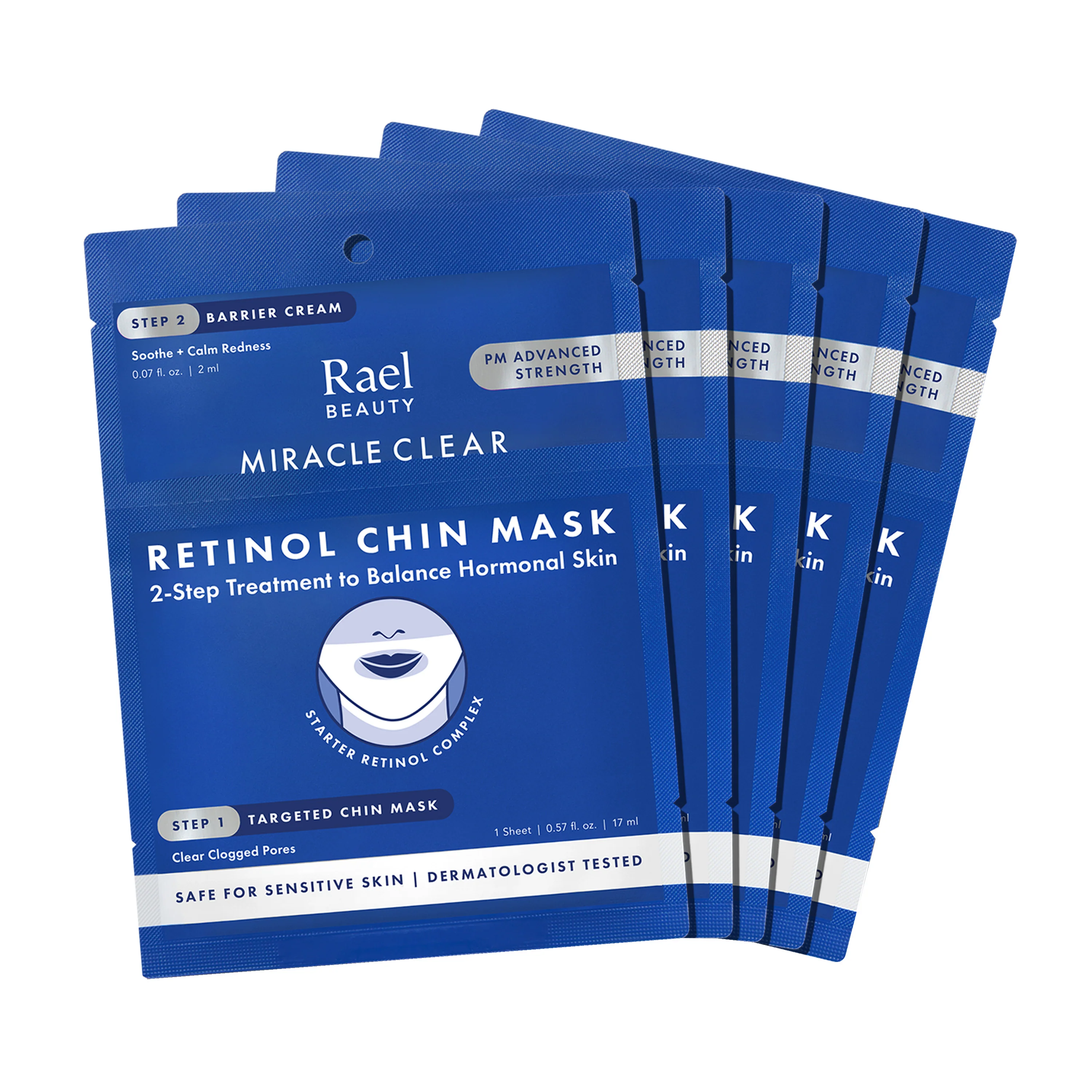Miracle Clear Retinol Chin Mask 5-Pack Set - Image 7