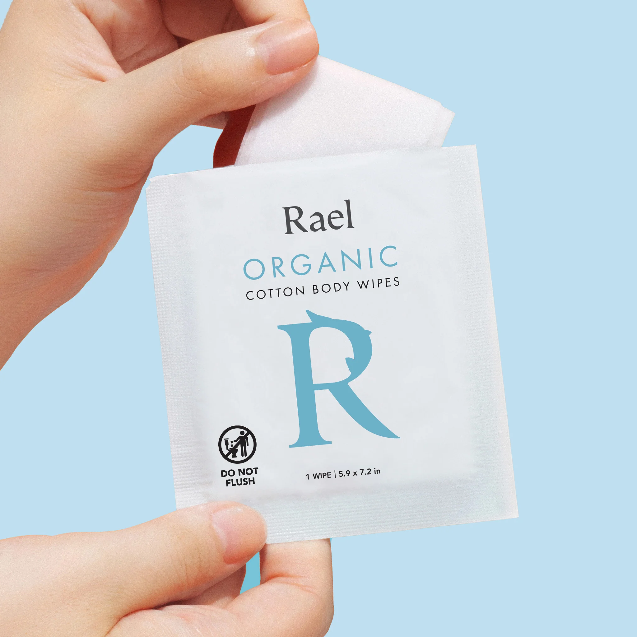 Organic Cotton Body Wipes - 2 Pack - Image 3