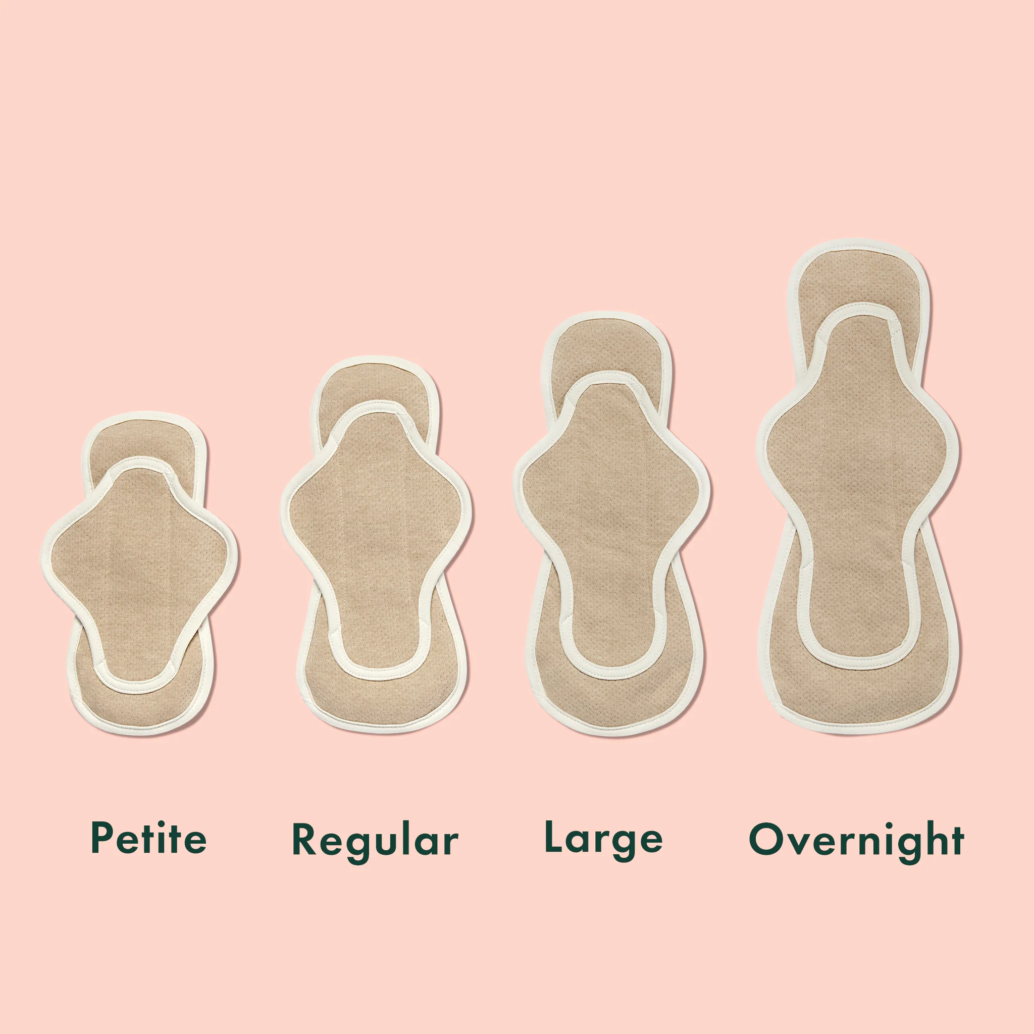 Organic Cotton Reusable Menstrual Pads - 3 Count - Image 3