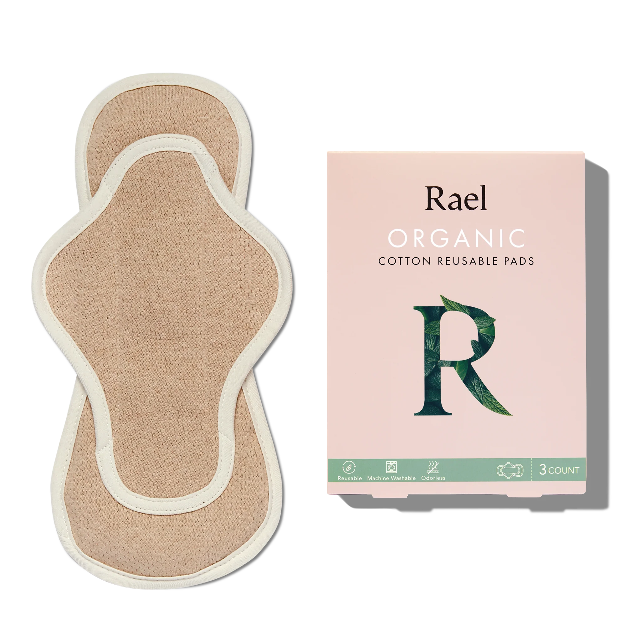 Organic Cotton Reusable Menstrual Pads - 3 Count - Image 6