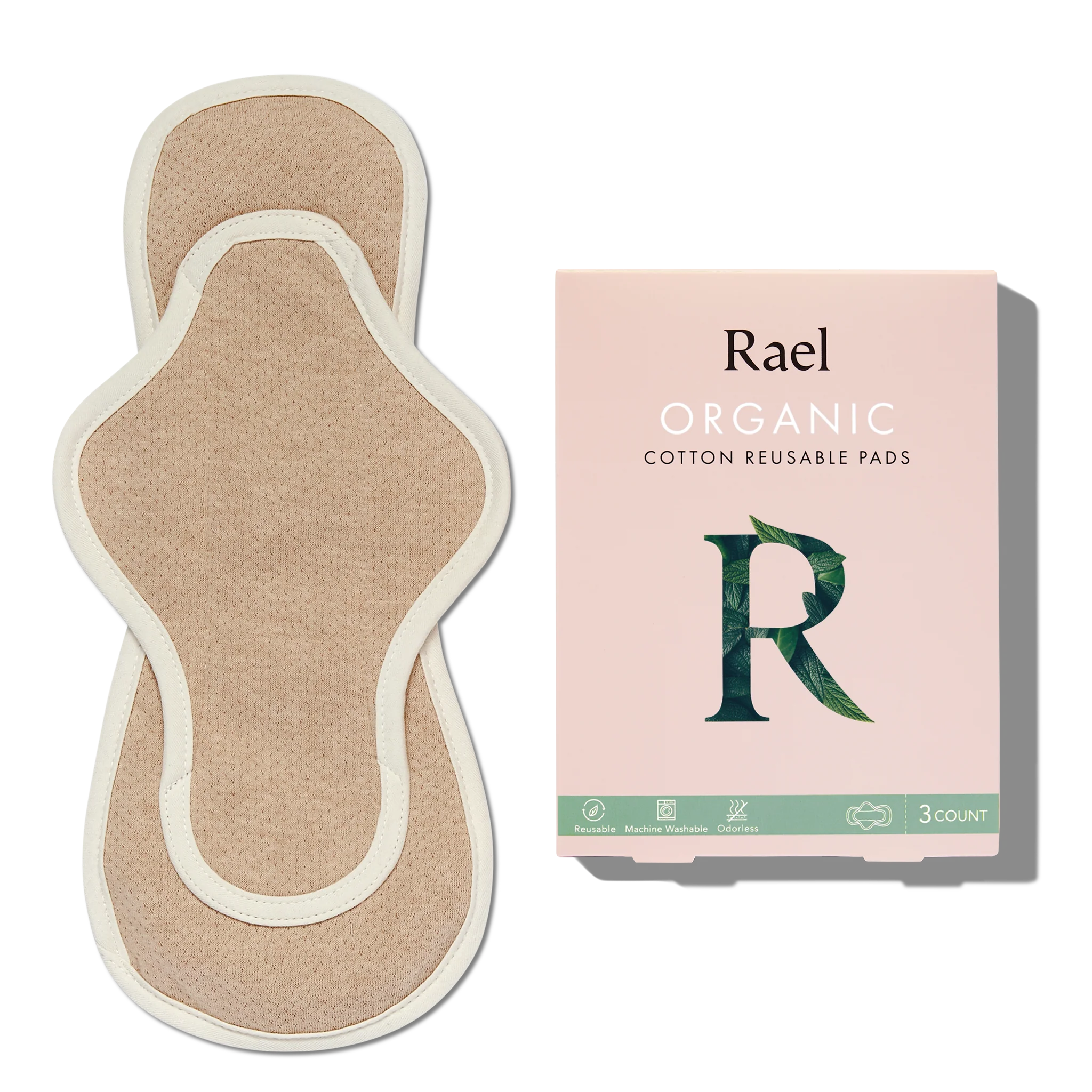 Organic Cotton Reusable Menstrual Pads - 3 Count - Image 7