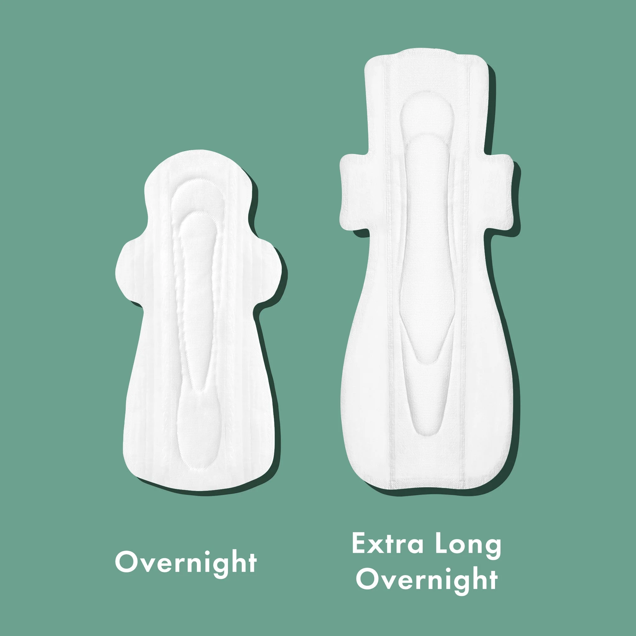 Overnight Organic Cotton Cover Pads With Wings - Image 3