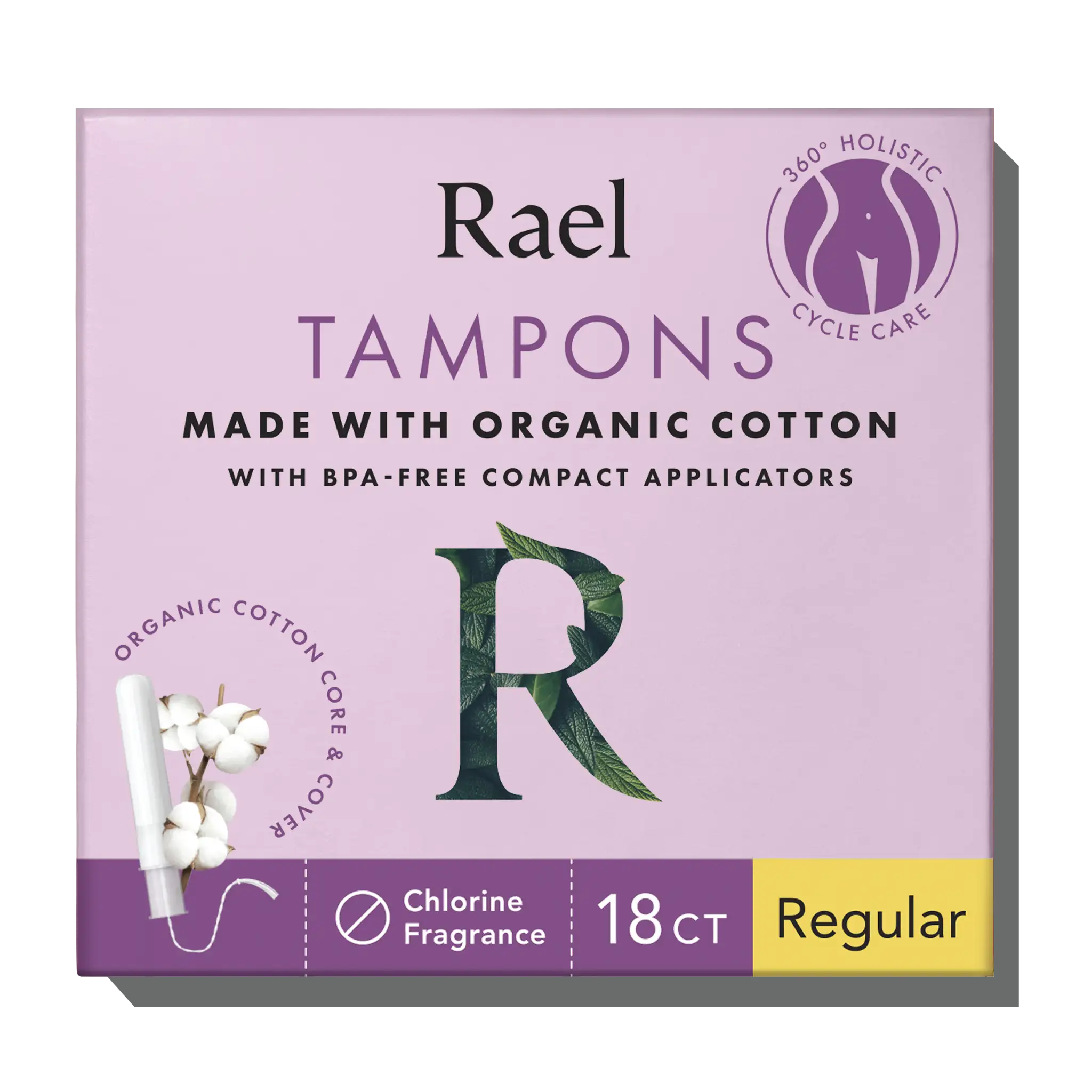 Regular Compact Tampons Made With Organic Cotton