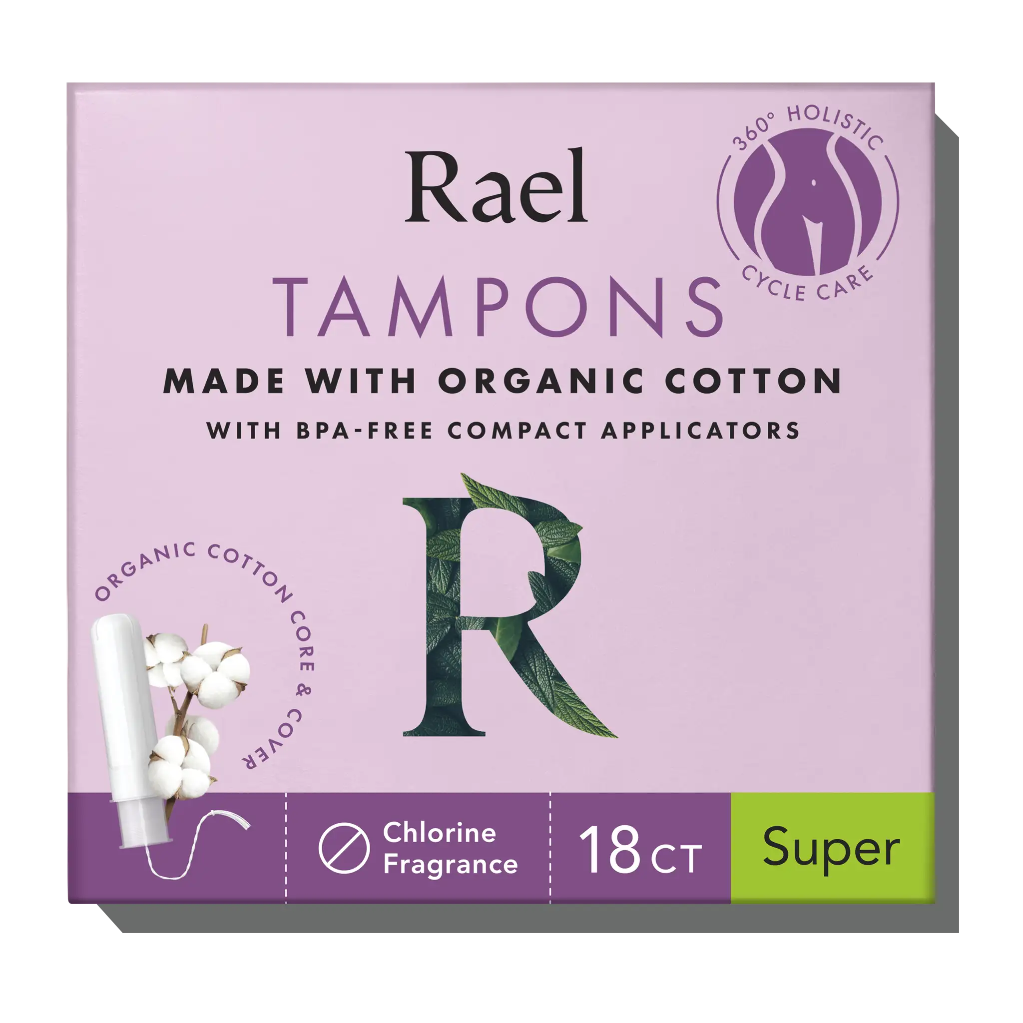Super Compact Tampons Made With Organic Cotton