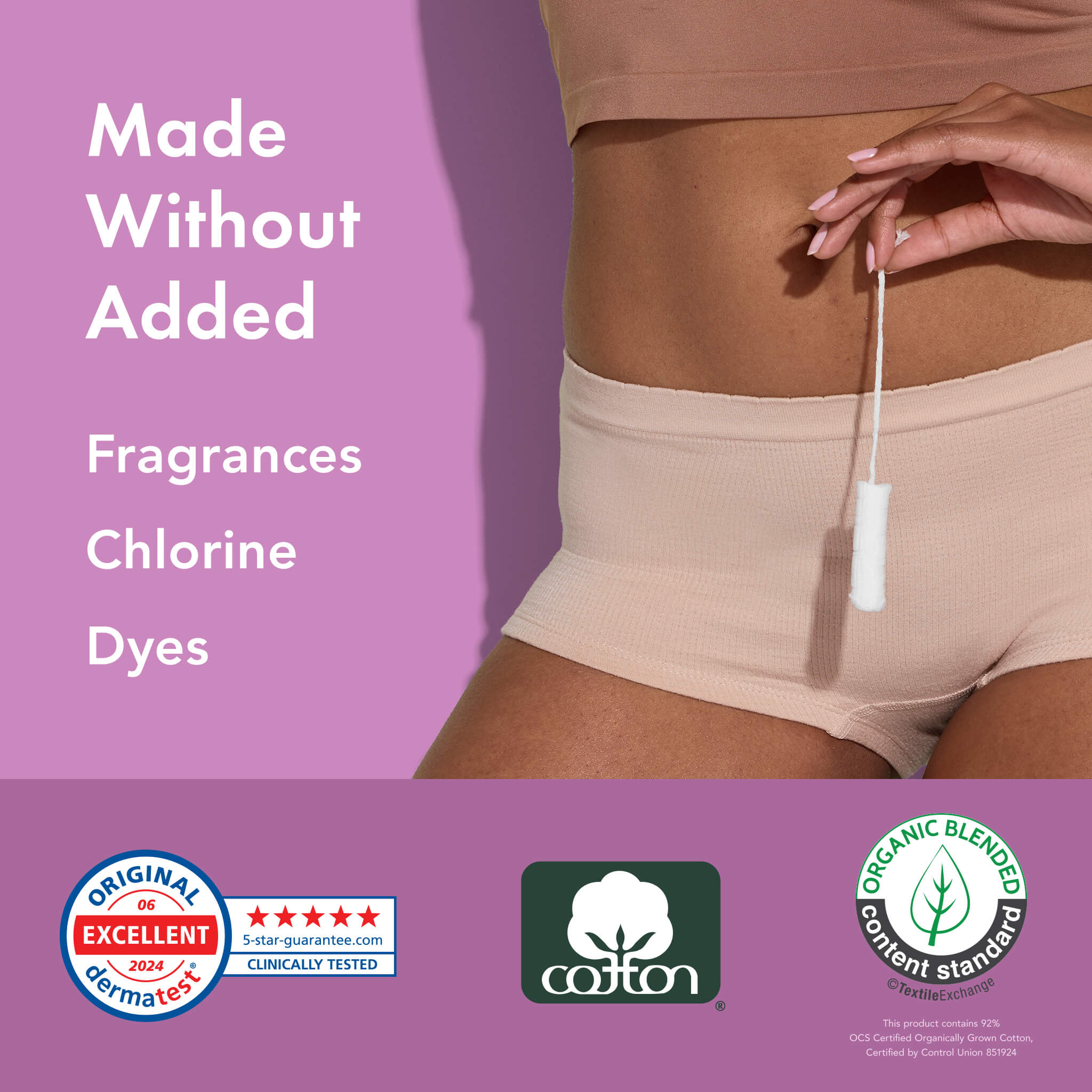 Regular Slim Applicator Tampons Made With Organic Cotton - Image 5